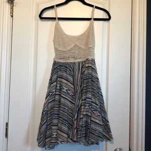Surf Gypsy Dresses - Never worn short boho dress with lace up back Surf Gypsy Dresses - Never worn short boho dress with lace up back
